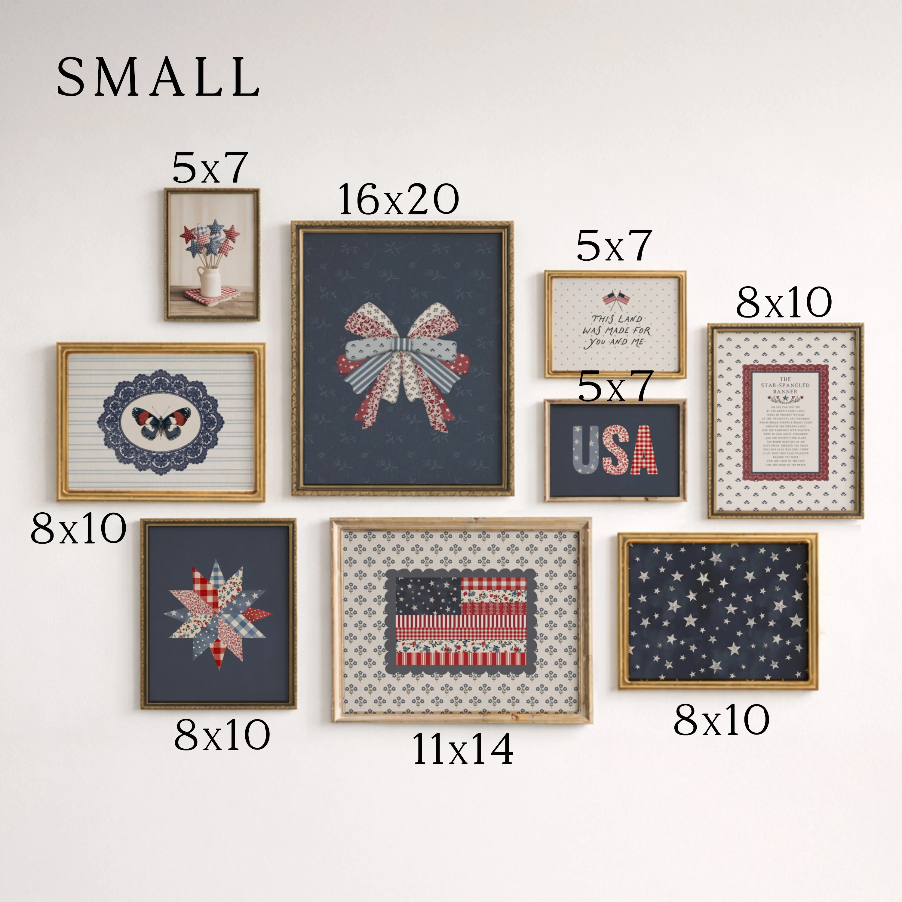 American Cottage Gallery Wall Art Prints - Image 2