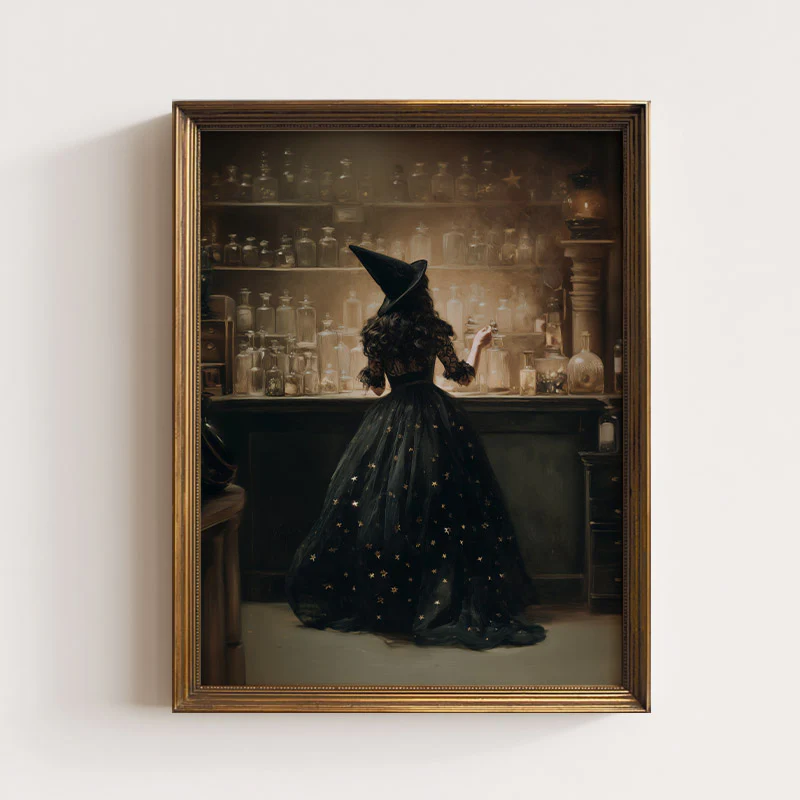 Apothecary Witch Art Print