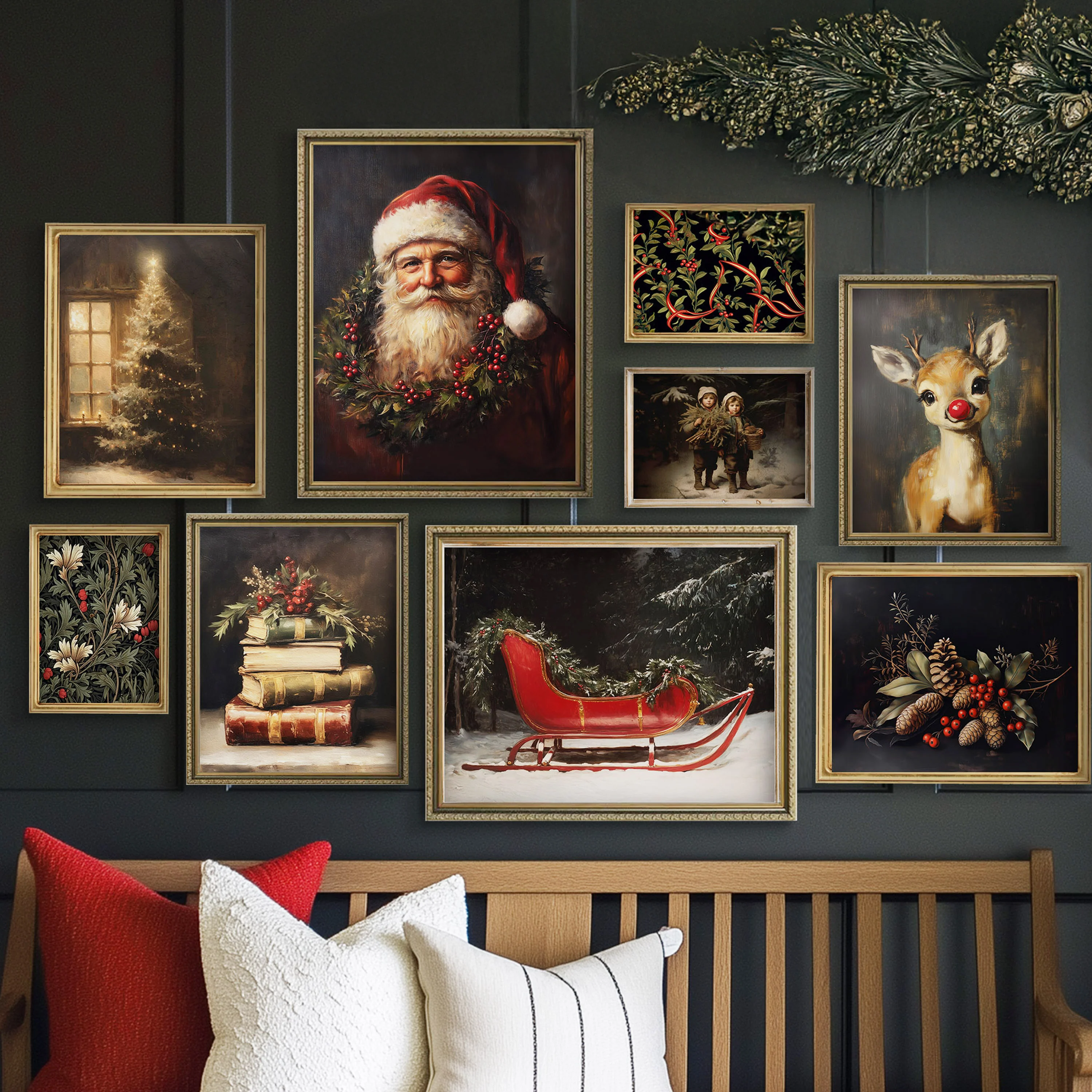 Victorian North Pole Gallery Wall