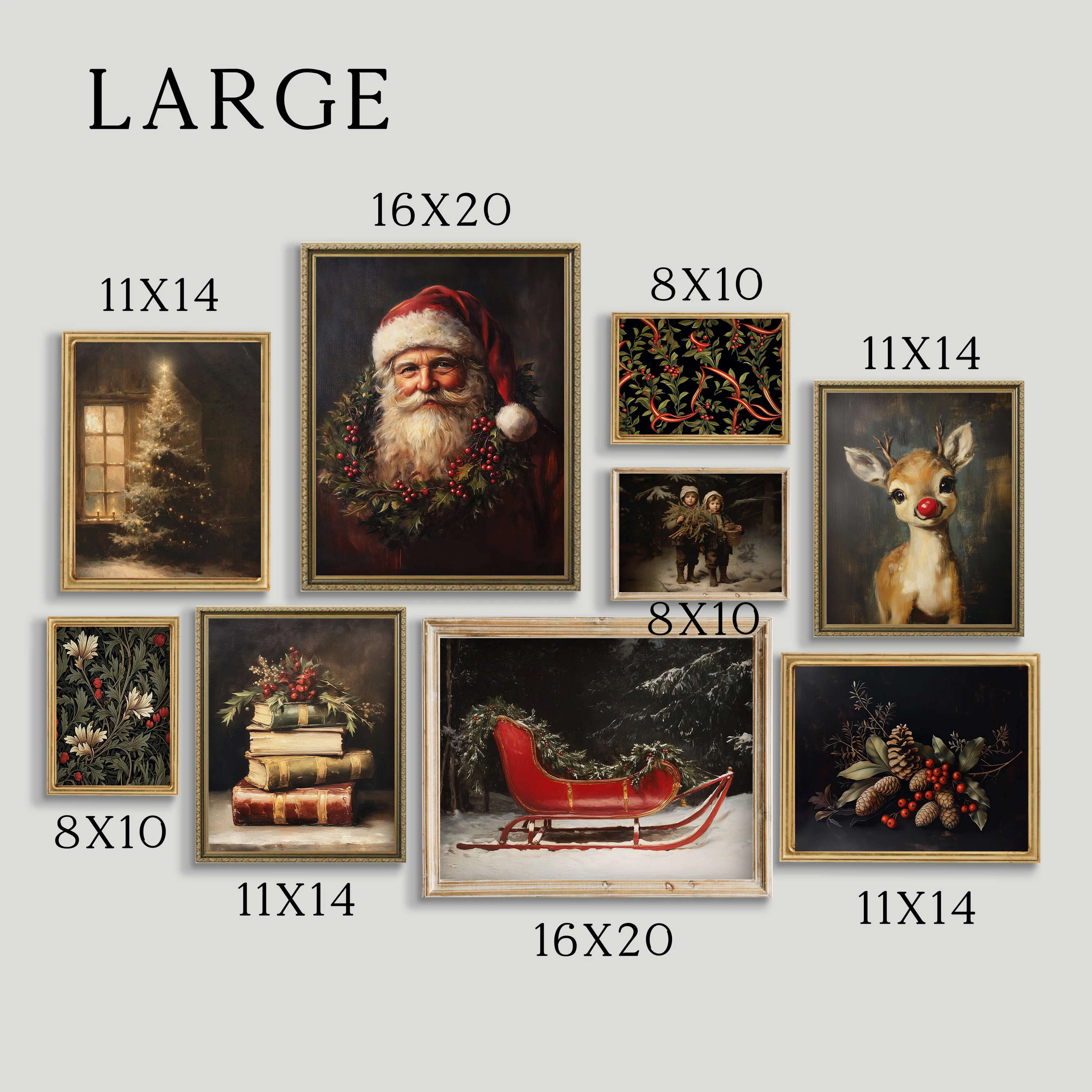 Victorian North Pole Gallery Wall - Image 2