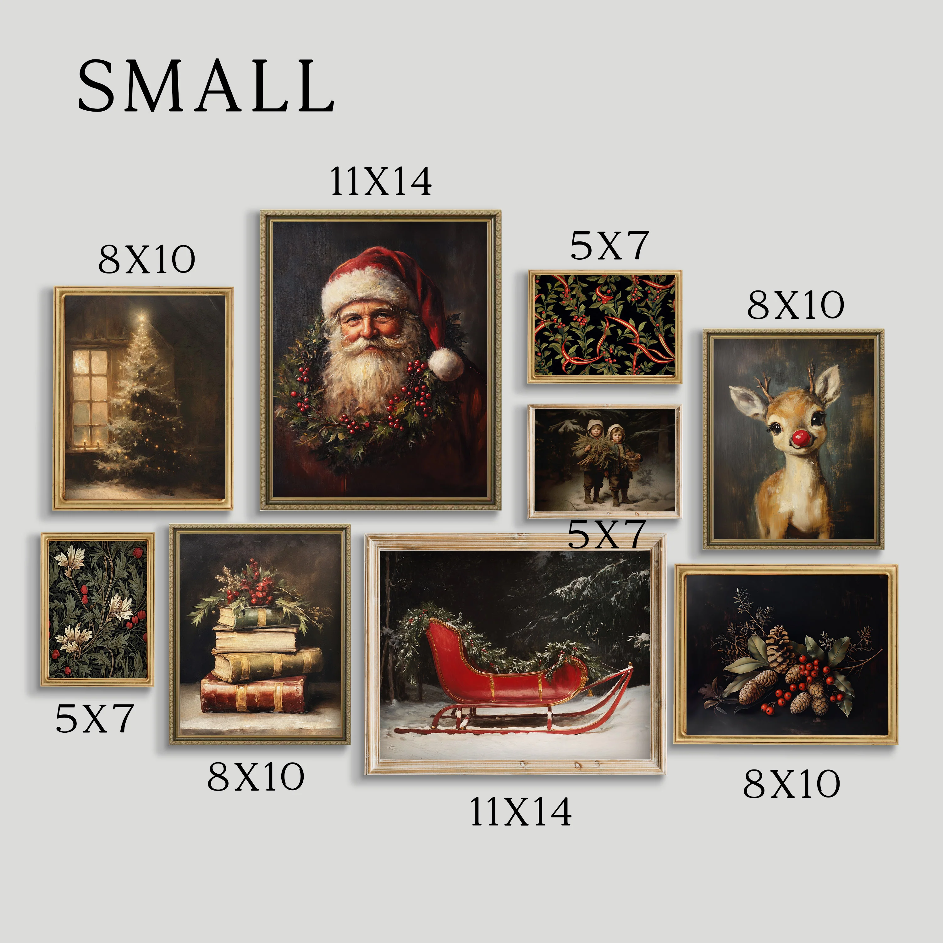 Victorian North Pole Gallery Wall - Image 3