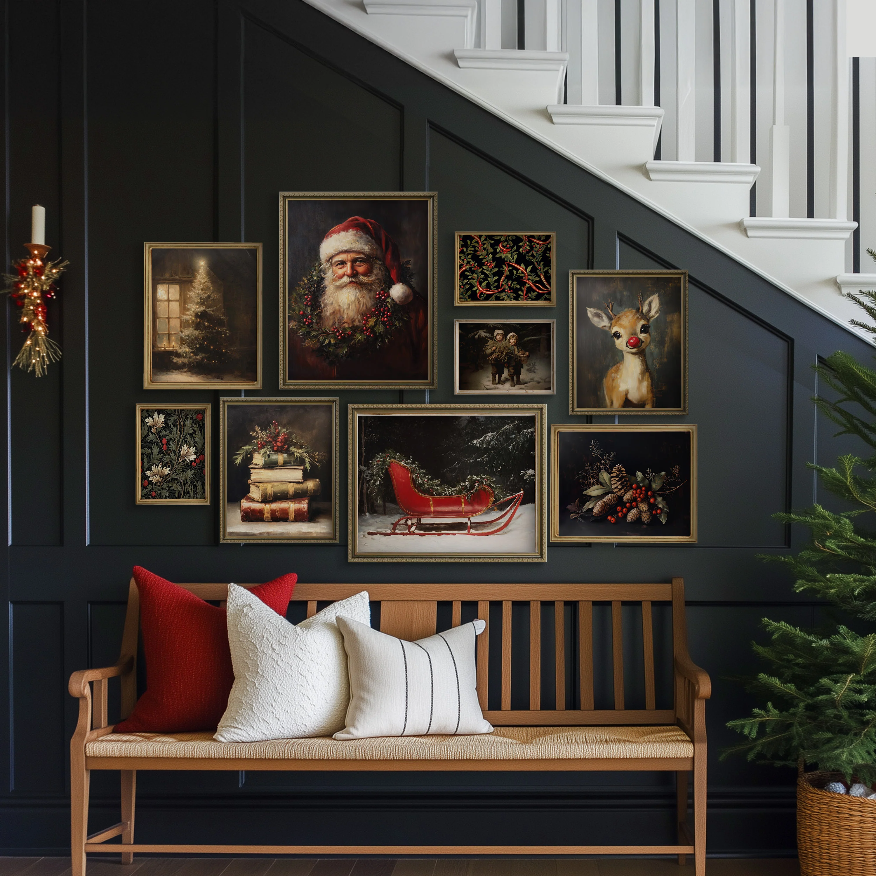 Victorian North Pole Gallery Wall - Image 5