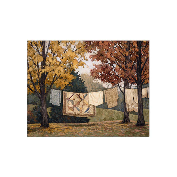 Autumn Laundry Art Print - Image 2