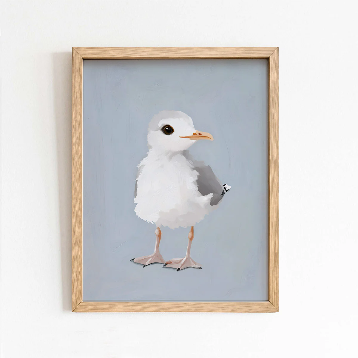 Baby Seagull Summer Art Print