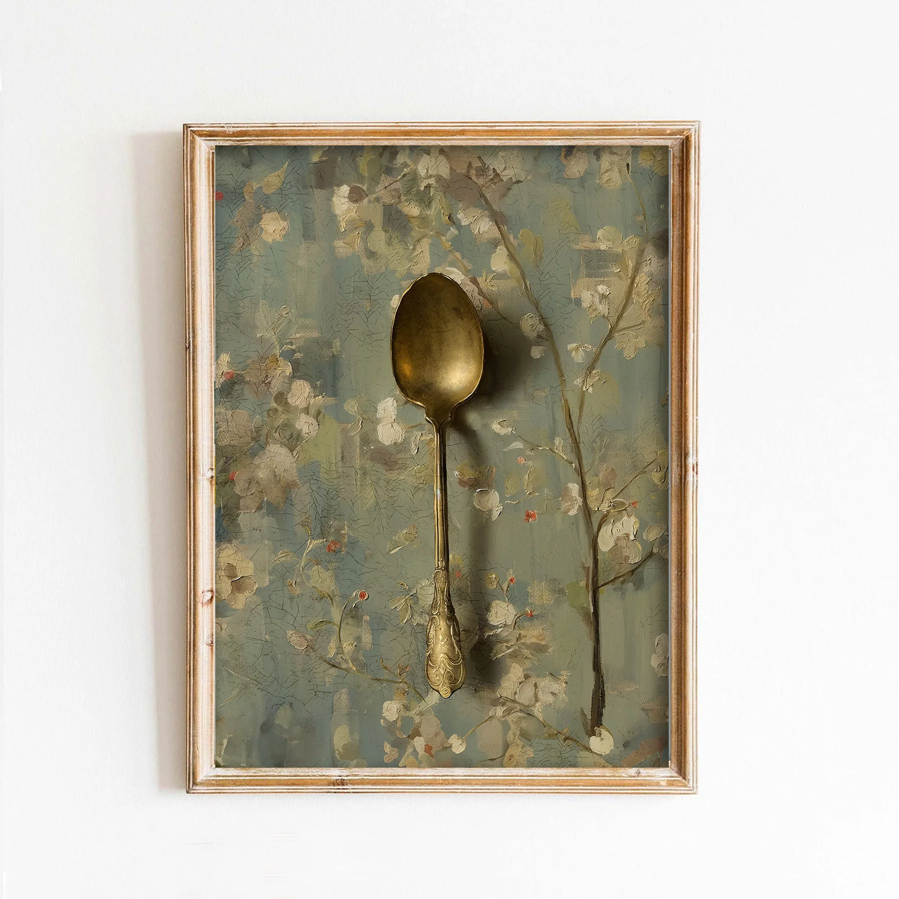 Brass Spoon Still Life Art Print