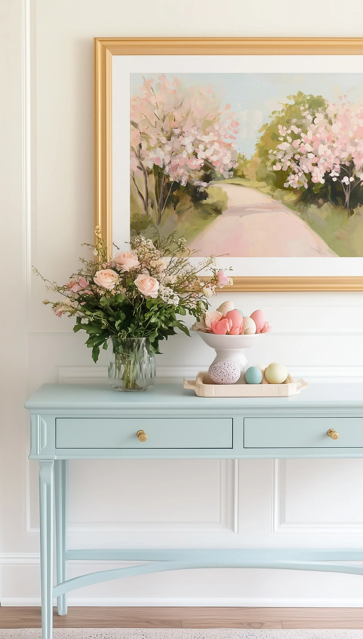 Cherry Blossom Path Art Print - Image 2