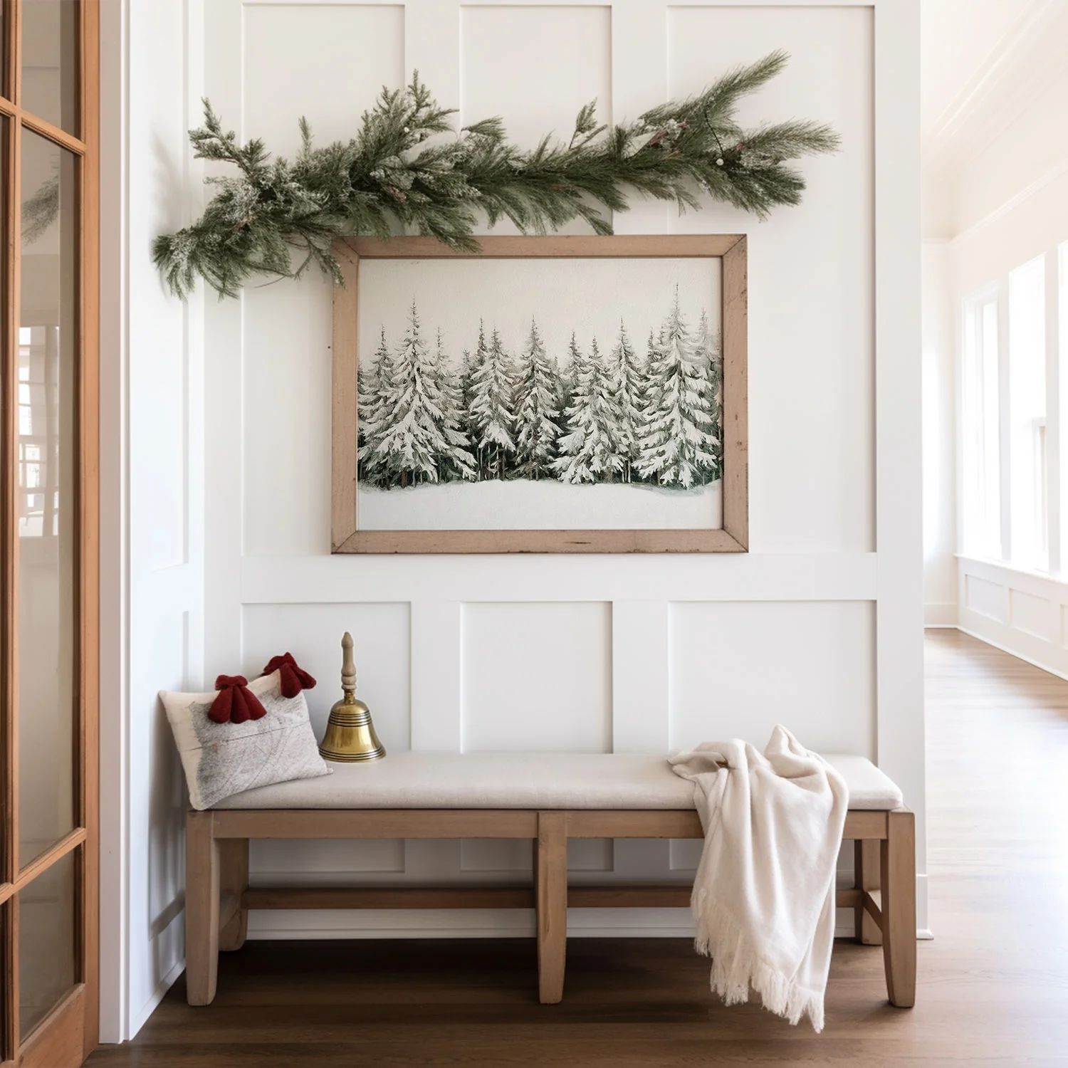 Christmas Forest Trees Art Print - Image 2