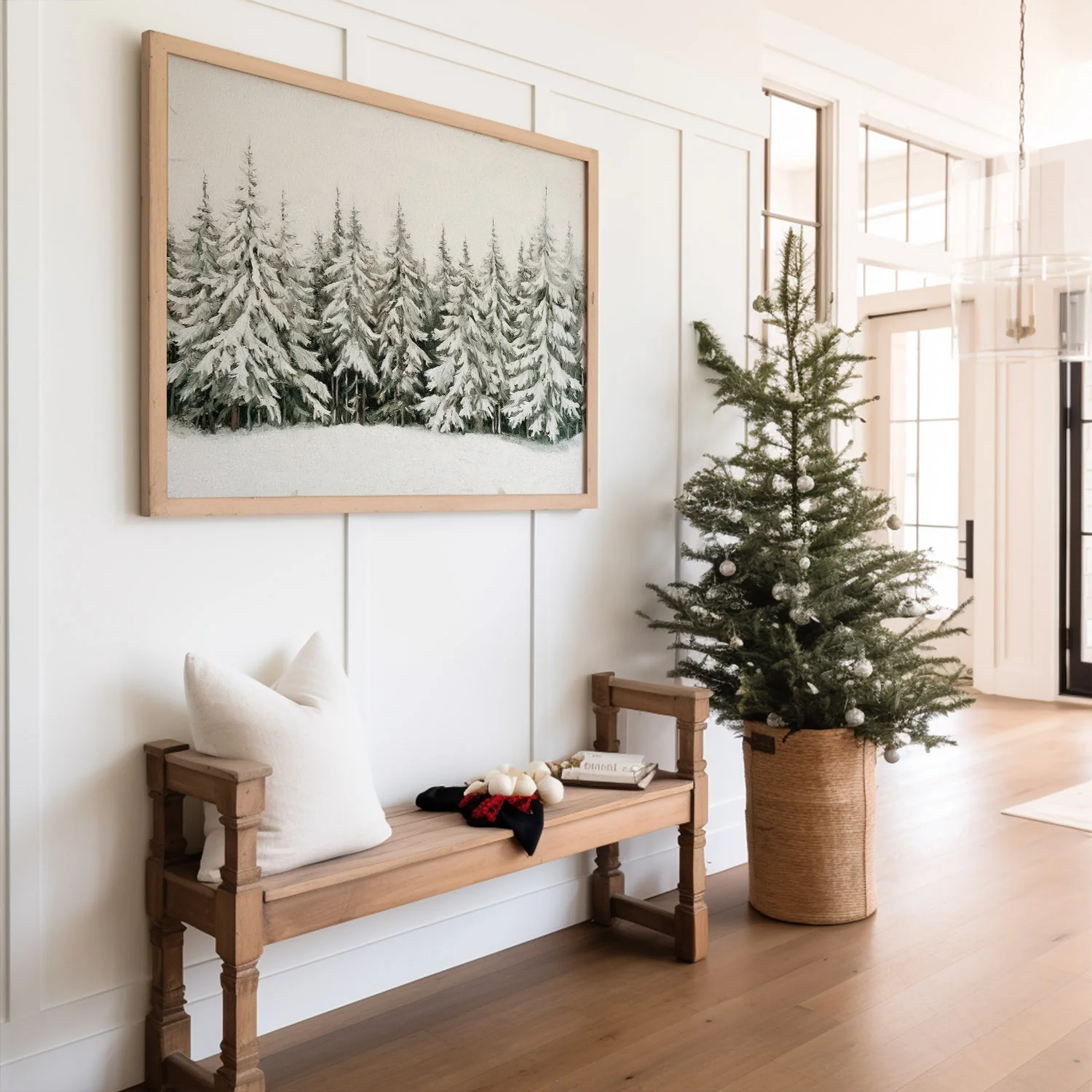 Christmas Forest Trees Art Print - Image 3