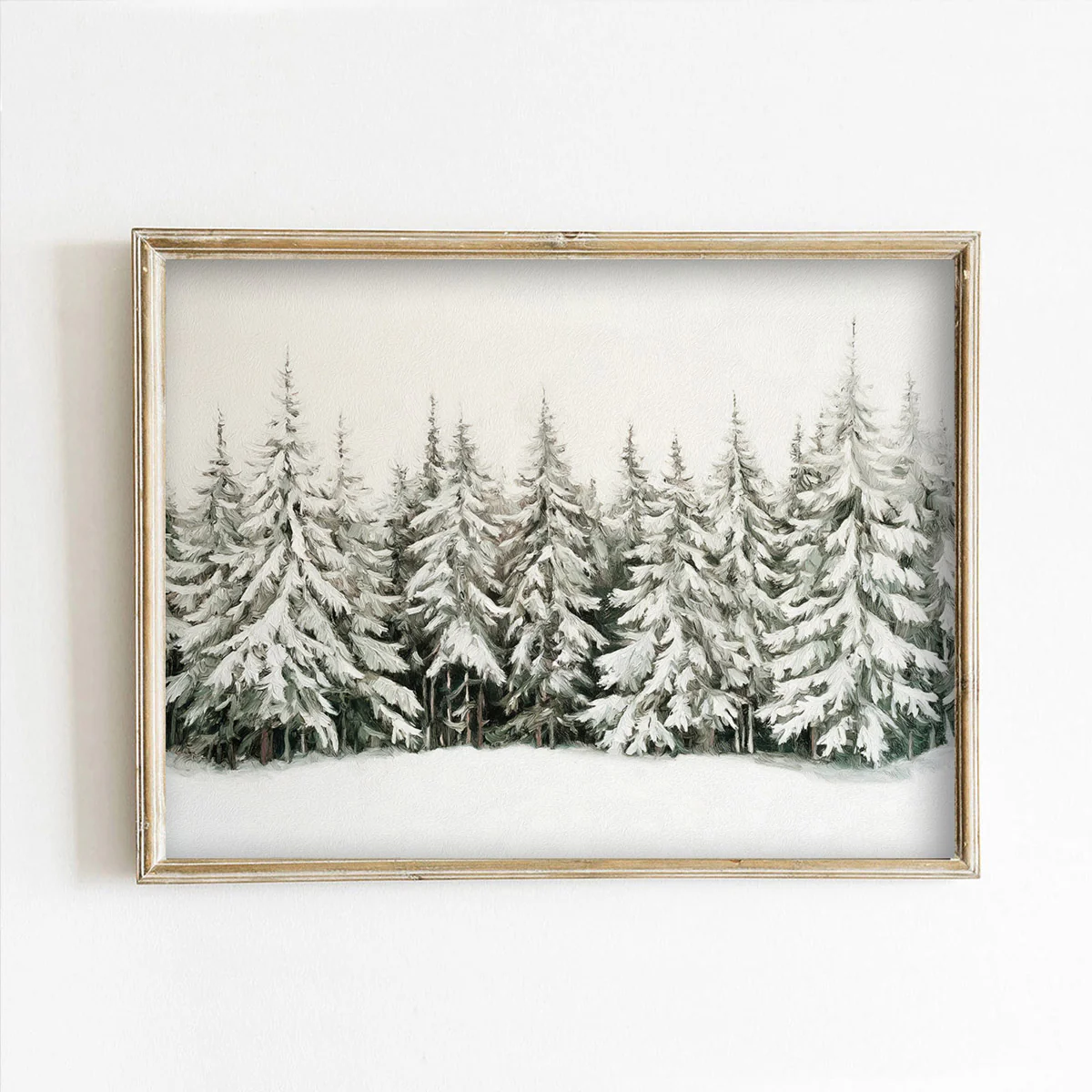 Christmas Forest Trees Art Print - Image 4
