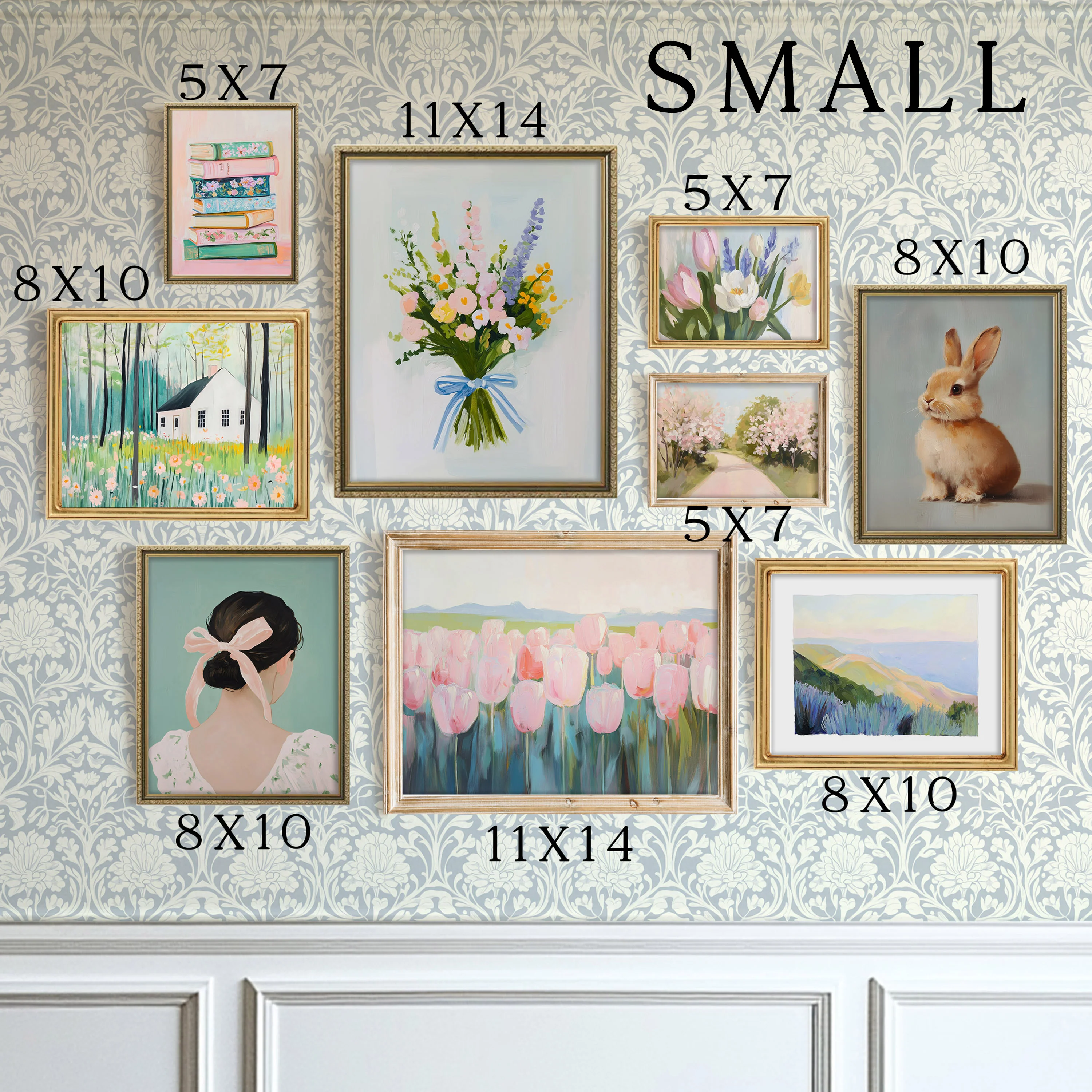 Colorful Spring Gallery Wall Art Print Set - Image 3