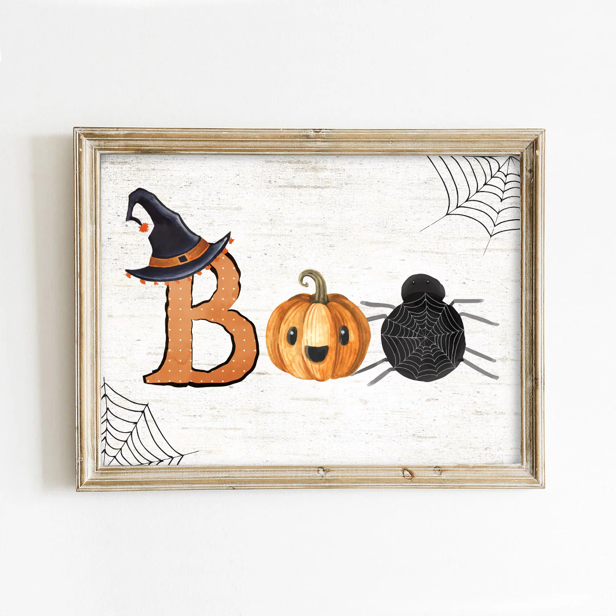 Boo Halloween Art Print