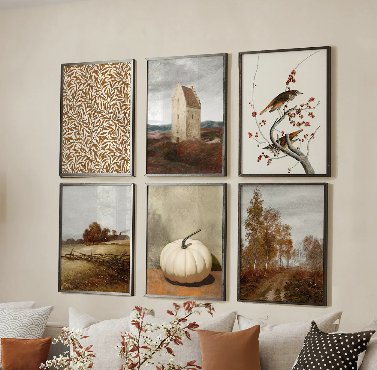 Autumn Country Mill Set of 6 Art Prints - Image 4