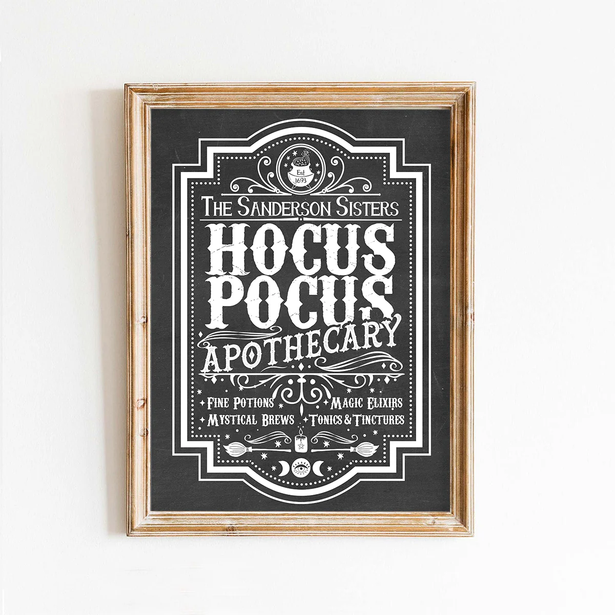 Hocus Pocus Apothecary Halloween Art Print