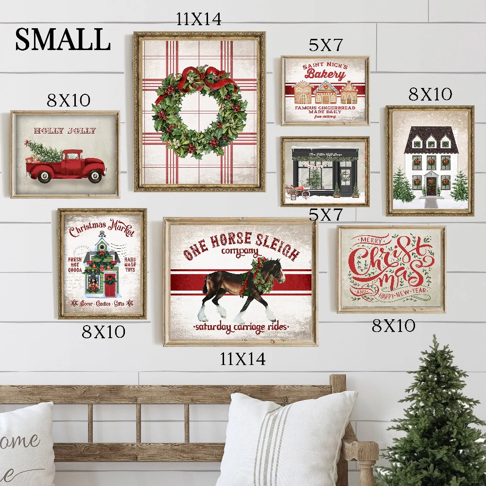 Gallery Wall Christmas Art Prints - Image 2