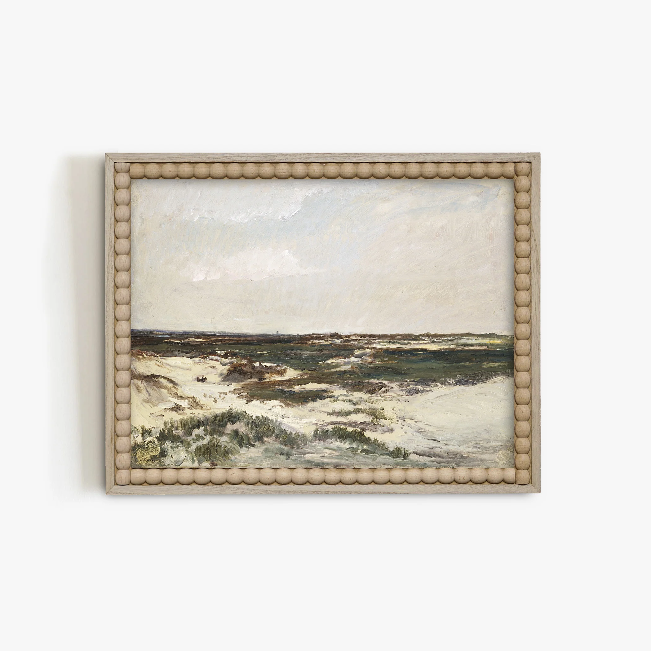 The Dunes Neutral Vintage Art Print - Image 2