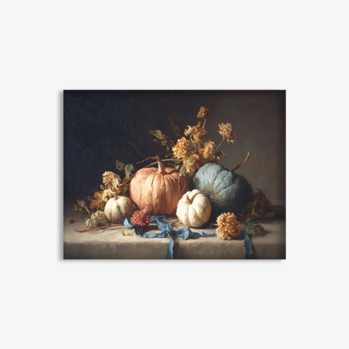 Cornwall Pumpkins Still Life Art Print - Image 3