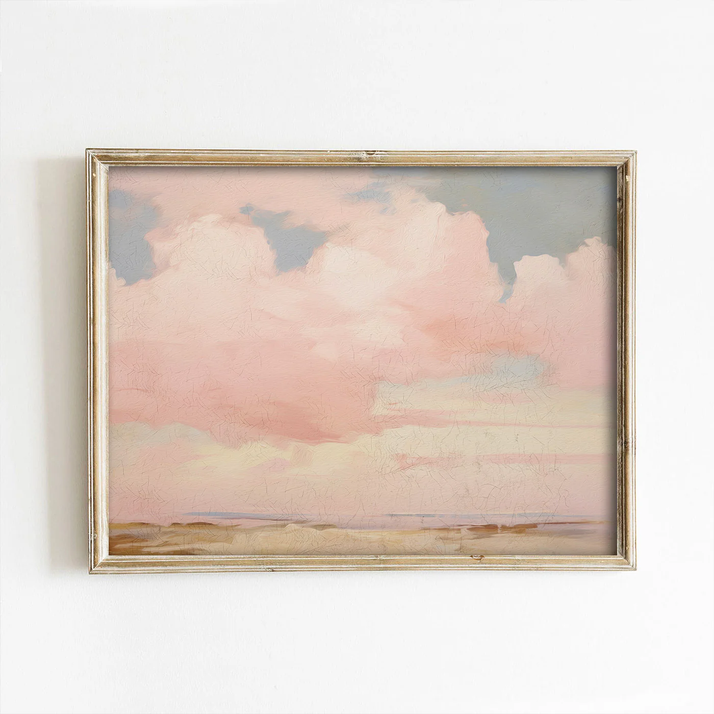 Cotton Candy Clouds Art Print
