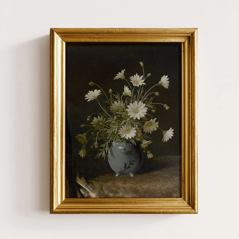 Daisy Vase Art Print