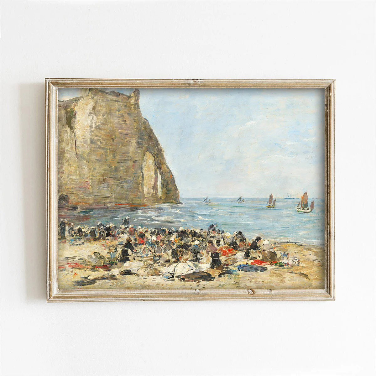 Étretat Beach Summer Art Print