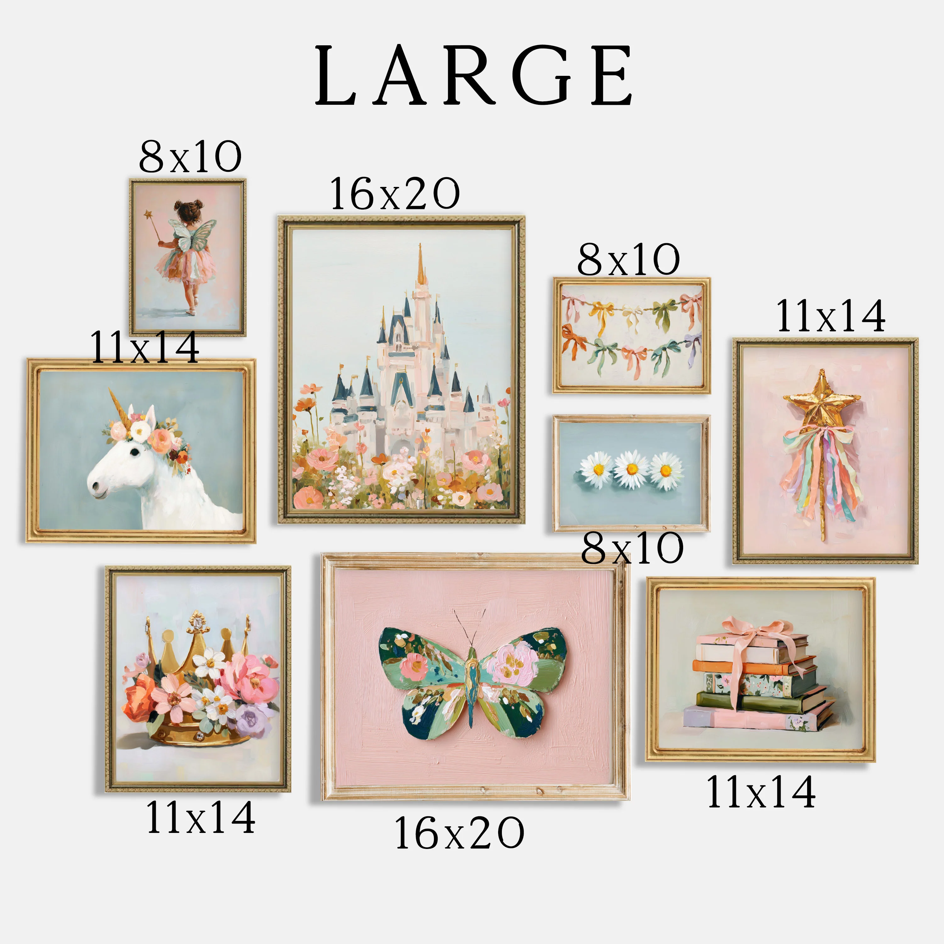 Magical Castle Kids Art Print Gallery Wall - Image 3