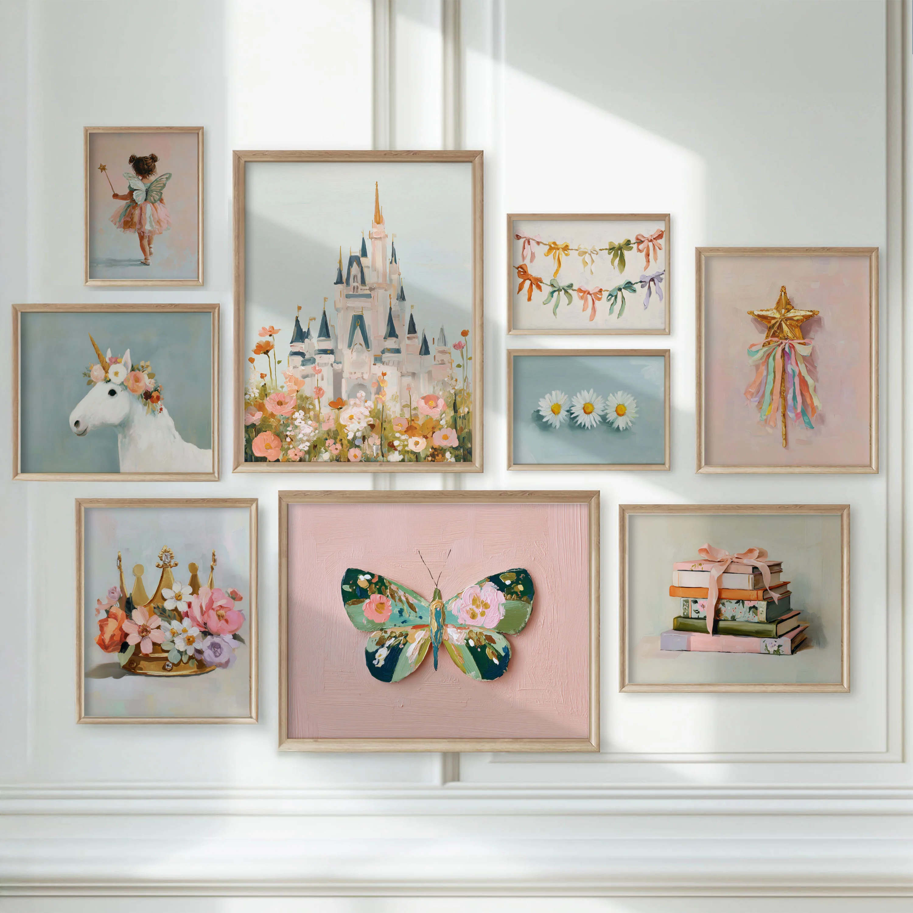 Magical Castle Kids Art Print Gallery Wall - Image 4
