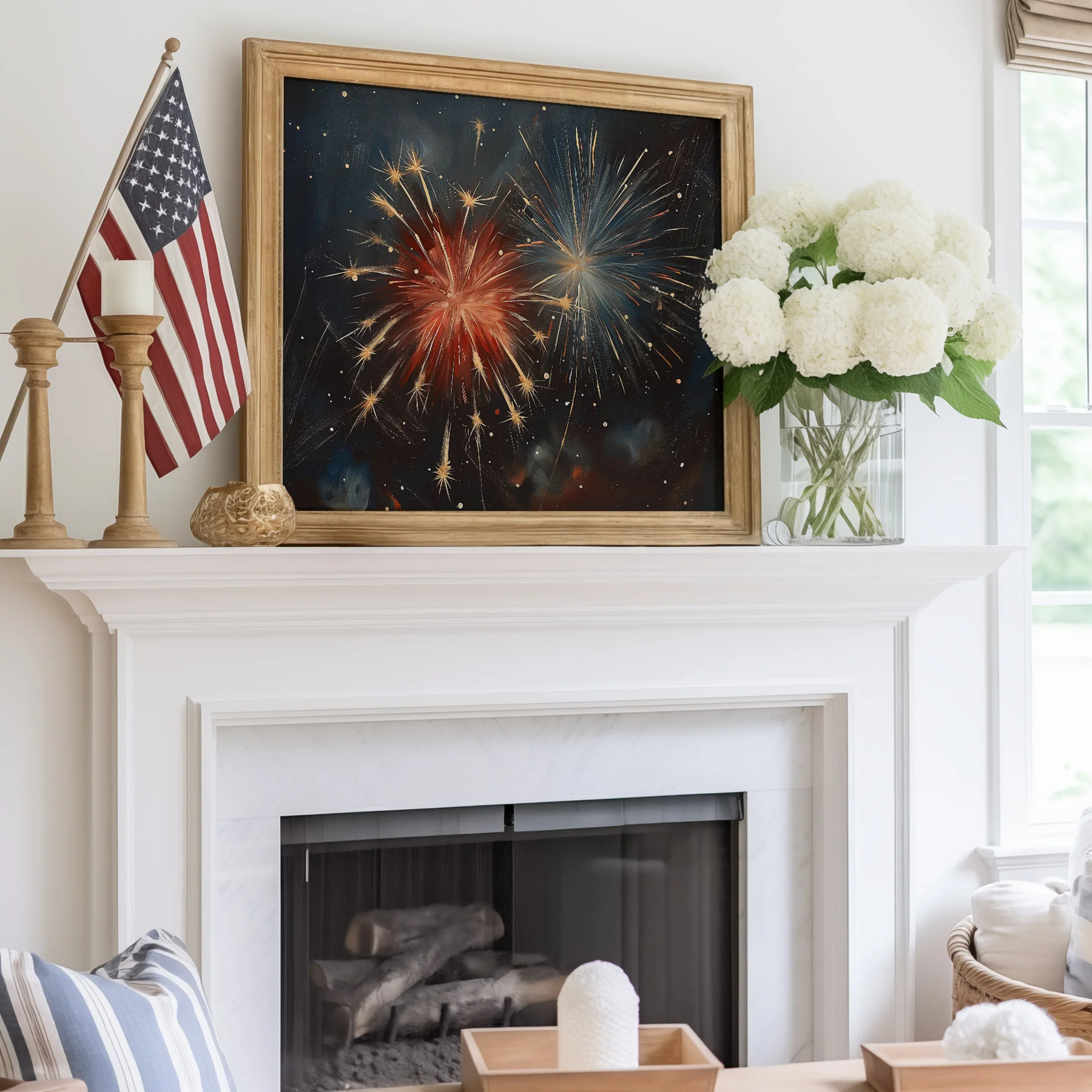 Fireworks Art Print - Image 2