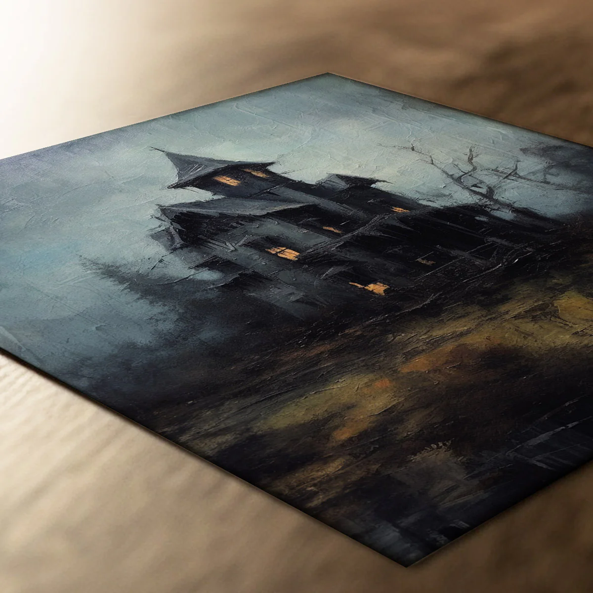 Halloween Haunted House Art Print - Image 2