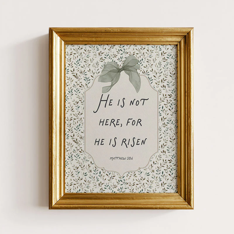 He Is Risen Art Print