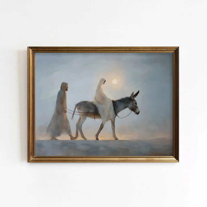 Journey To Bethlehem Art Print