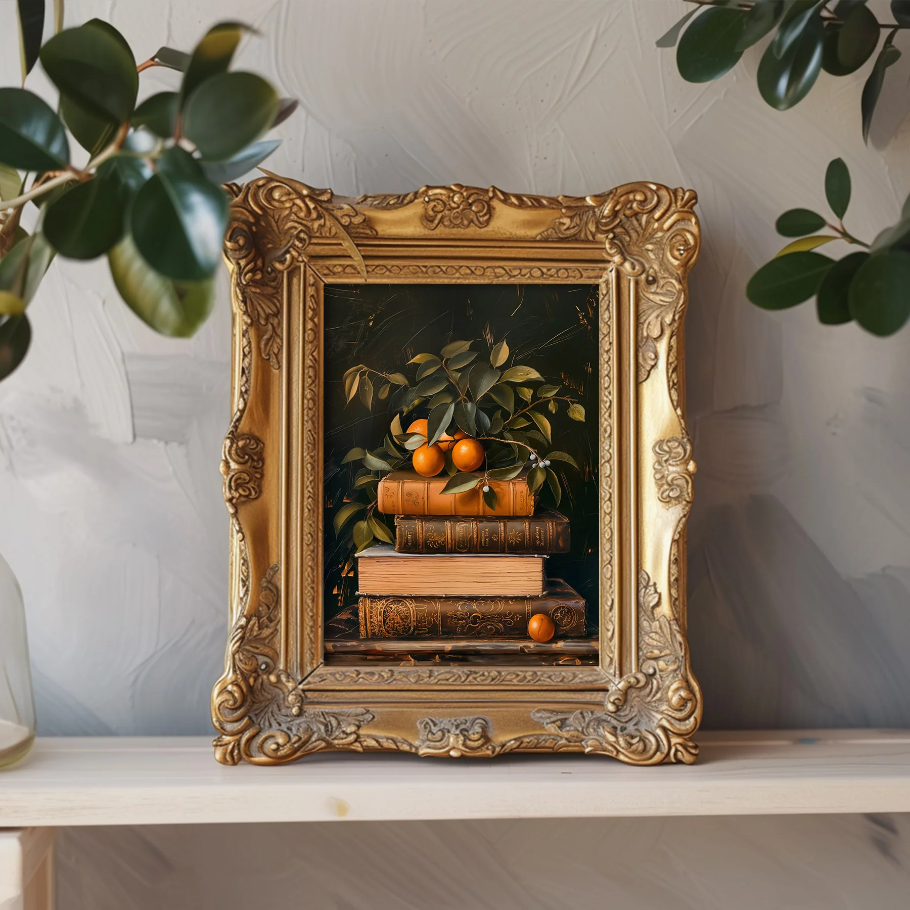 Oranges & Books Summer Art Print - Image 2