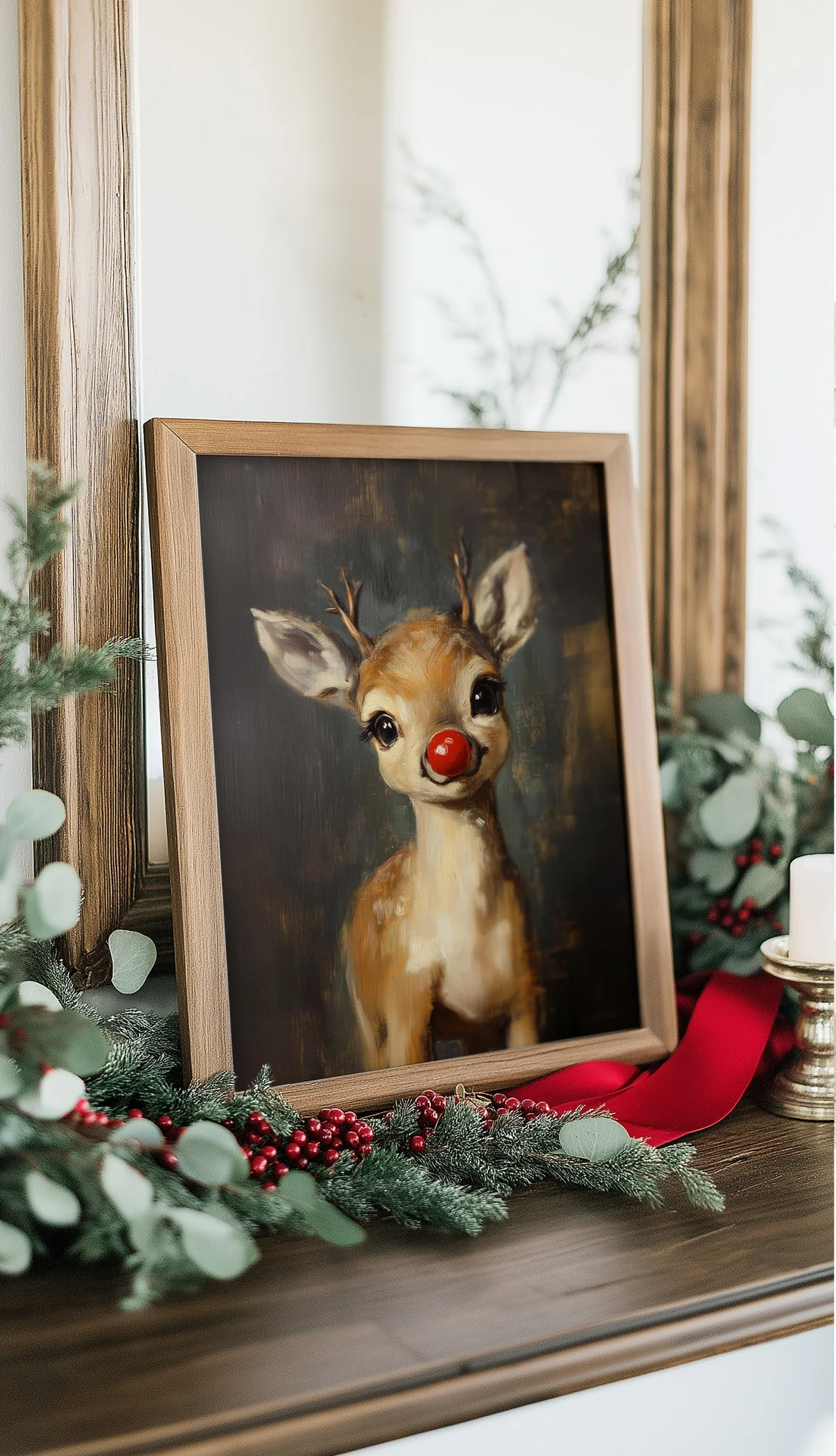 Rudolph Portrait Art Print - Image 3