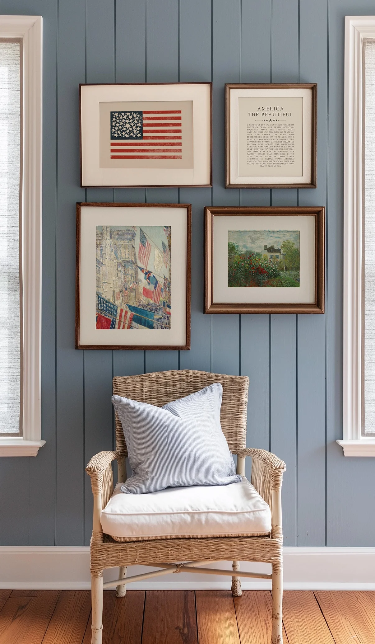 Starry American Flag Art Print - Image 2